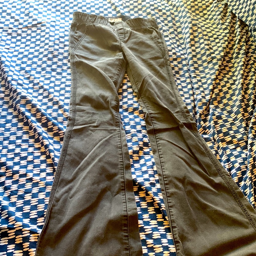 Free people flared gray jeggings